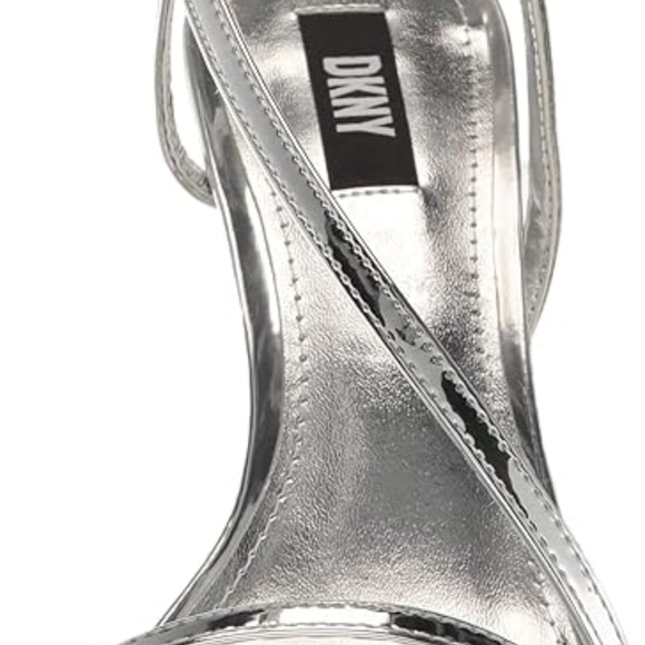 Silver DKNY Strappy Heels - NWOT - Picture 3 of 7